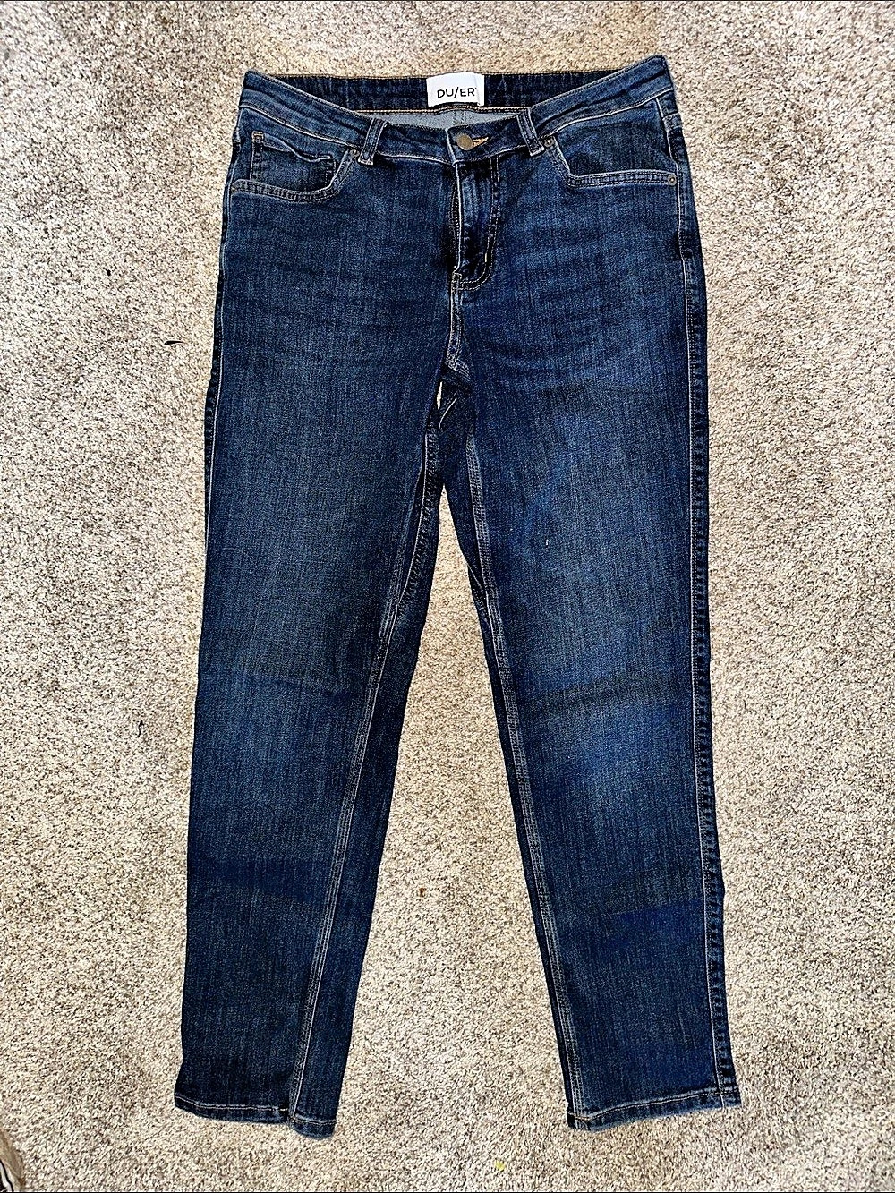 DUER Men's Slim Jeans Waist 28 x 30 in Blue